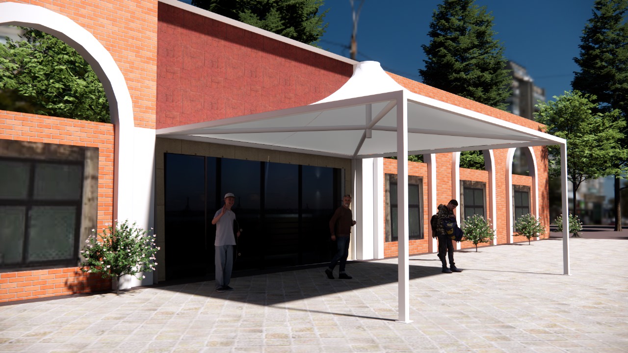 Porch Tensile Shed image 2